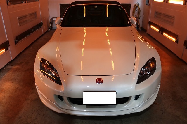 ホンダS2000　ファインラボヒールプラス施工画像