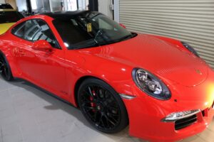 ポルシェ911カレラGTS セラミックプロ9Hコーティング施工画像