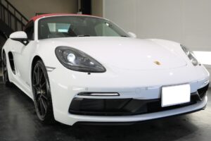 ポルシェ718ボクスターGTS ファインラボセラミック施工画像