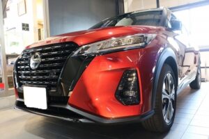 日産キックス セラミックプロ9H2層(ミドルフィニッシュ) コーティング画像