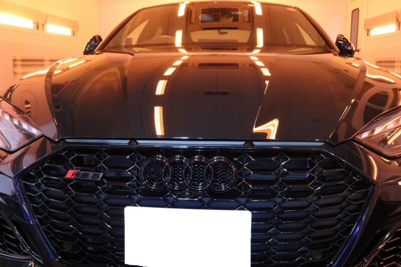 小傷が消えるコーティング アウディrs5に塗装を保護する施工 ガラスコーティング カーコーティング施工実績cbiic