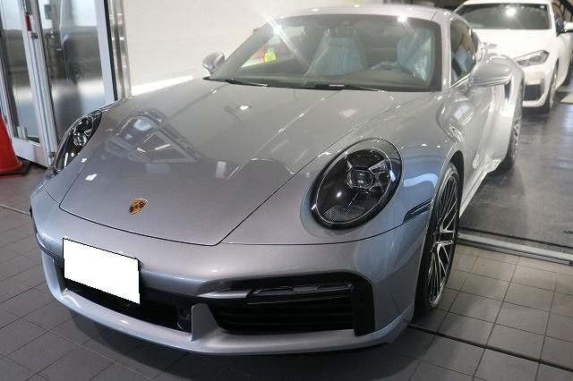 東京都千代田区　ポルシェ911ターボ　カーコーティング　画像