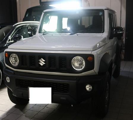 千葉県　スズキ　JIMNY SIERRAの画像　カーコーティング　硬化型ガラスコーティング