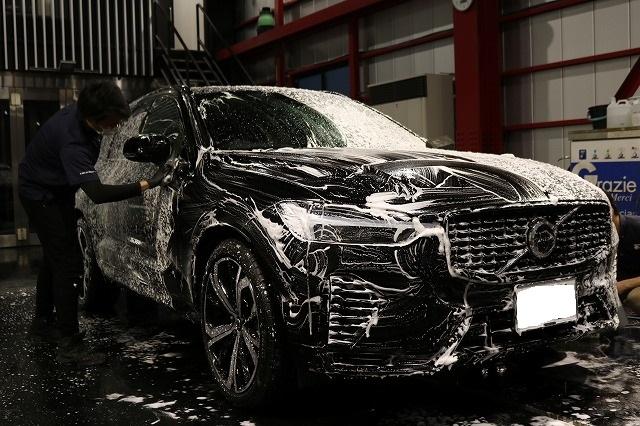 千葉県　習志野　ボルボXC60　セラミックコーティング　洗車