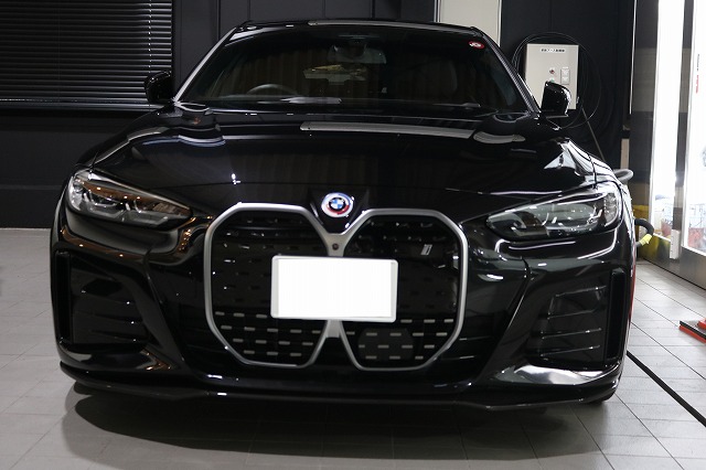 BMW　i4　カーコーティング施工　完成写真