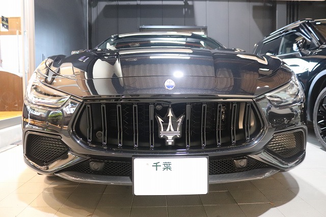 マセラティギブリ　カーコーティング施工