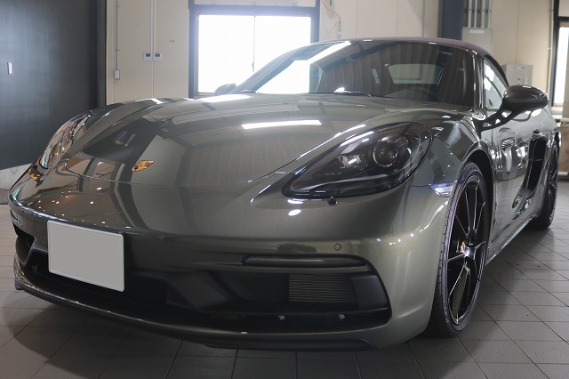 ポルシェ718ボクスターGTS　カーコーティング施工後