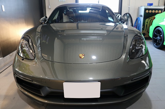 ポルシェ718ボクスターGTS　カーコーティング施工