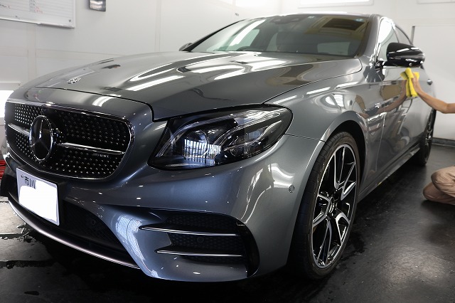 メルセデスベンツE53AMG　カーコーティング施工
