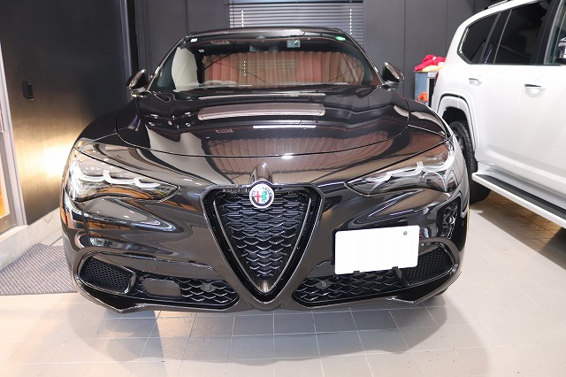 アルファロメオ ステルヴィオ　カーコーティング施工