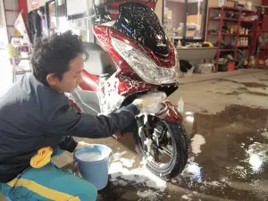 ホンダPCX１５０ バイクコーティング