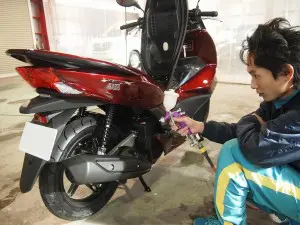 ホンダPCX１５０ バイクコーティング