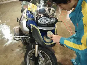 BMW１２００GS バイクコーティング