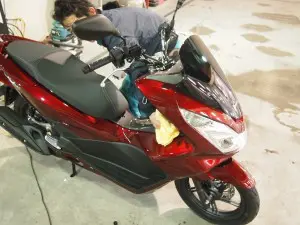 ホンダPCX１５０ バイクコーティング