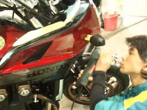 ホンダCB1300SB　バイクコーティング