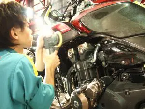 ホンダCB1300SB　バイクコーティング