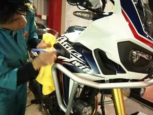 ホンダアフリカツイン　バイクコーティング