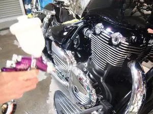 トライアンフサンダーバードコマンダー バイクコーティング