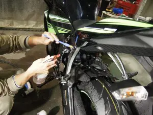カワサキニンジャ バイクコーティング