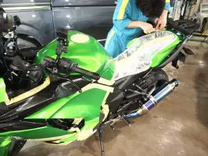 カワサキＮＩＮＪＡ1000　バイクコーティング
