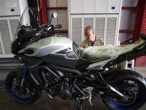 MT-09　バイクコーティング　