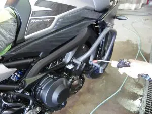 MT-09　バイクコーティング　