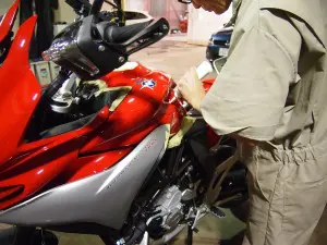 MVアグスタ バイクコーティング