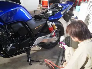 ＣＢ４００スーフォア バイクコーティング