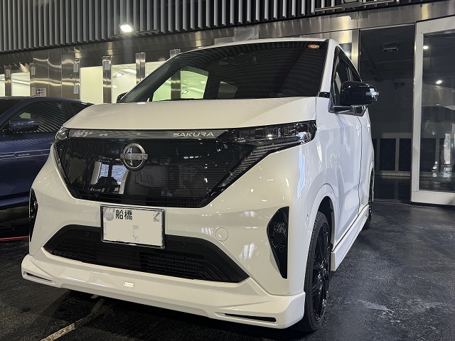 日産サクラ　カーコーティング