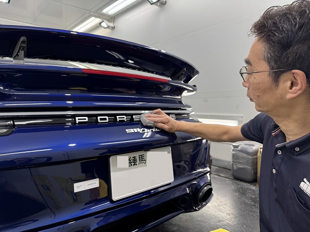 ポルシェ911ターボ　カーコーティング