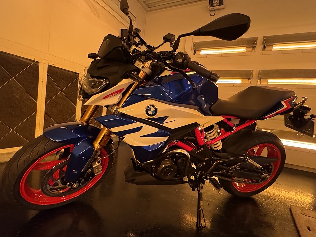 BMW　G310R　バイクコーティング