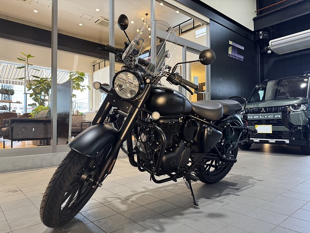 ロイヤルエンフィールド クラシックにコーティング施工。東京都港区よりお越しのバイクに【SystemX Max MF】のアイキャッチ画像