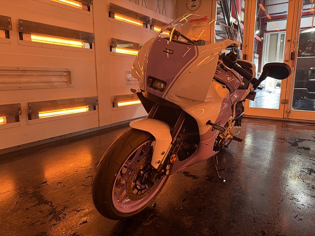 ヤマハ XSR900　遠赤外線乾燥