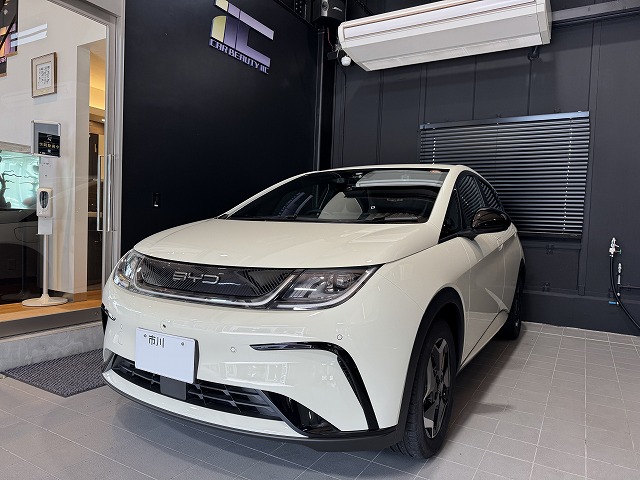 BYD ドルフィンにカーコーティング施工。千葉県市川市よりお越しのお車に【SystemX Crystal SS】アイキャッチ画像