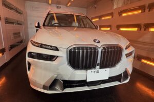BMWX7　遠赤外線焼き付け作業　千葉