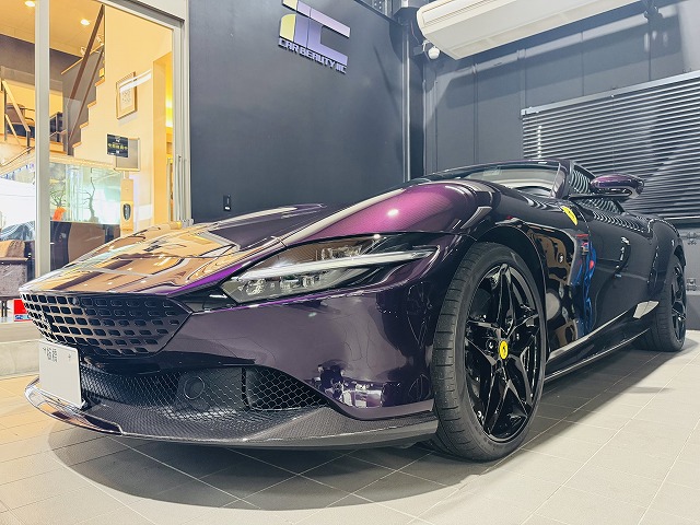 114 | ガラスコーティング,カーコーティング施工実績CBIIC フェラーリ ローマ スパイダー セラミックコーティング施工後 板橋区