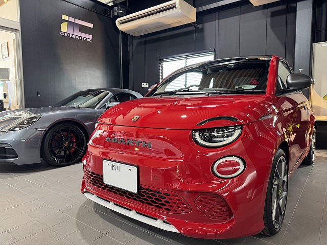 アバルト500e　セラミックコーティング完成写真　千葉