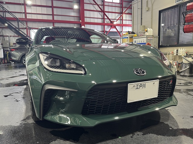 GR86 RZ Ridge Green Limited　セラミックコーティング施工後　江戸川区