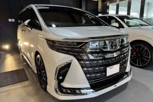 アルファード　セラミックコーティング施工後の写真