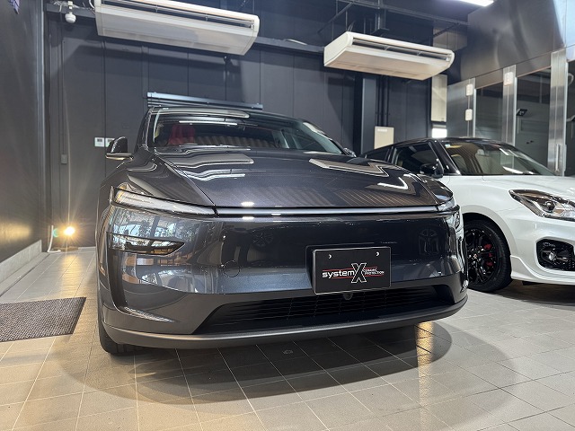 テスラモデルY　ステルスグレー　セラミックコーティング施工後　市川