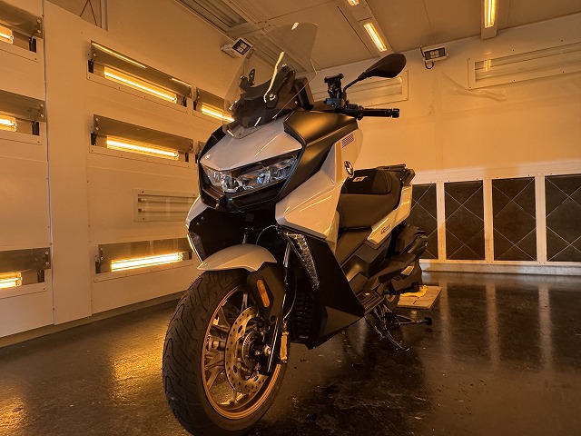 IMG_2887 | ガラスコーティング,カーコーティング施工実績CBIIC BMW C400GT バイクコーティング遠赤外線熱乾燥 東京