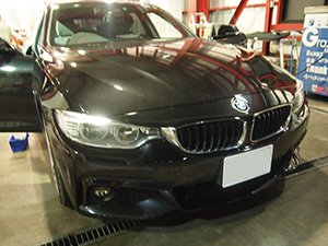 BMW4シリーズ オーディオ施行