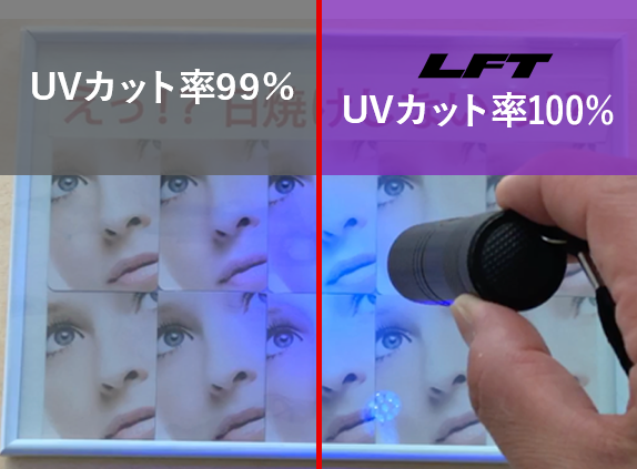 Lftフィルムはuv100 断熱体感100 トータルカービューティiic