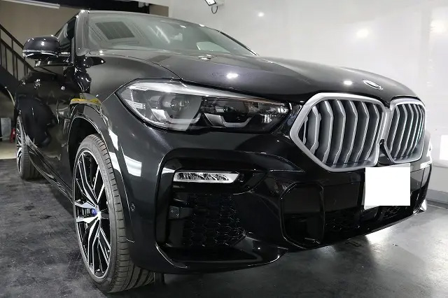 千葉県市原市　BMWX6　セラミックコーティング施工後の仕上がり画像