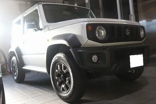 千葉県八千代市　スズキ　JIMNY SIERRA　ガラスコーティング施工後の画像