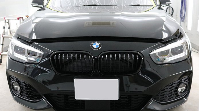 BMW118ガラスコーティング施工