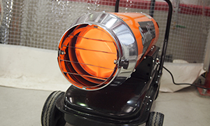 コーティング前の乾燥