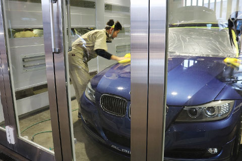 BMW アルピナD3 カーコーティング施工