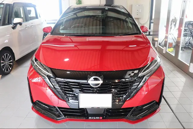 神奈川県横浜市　日産オーラニスモ　ガラスコーティング施工