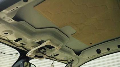 車のルーフ天井張替え トータルカービューティiic 車のルーフ天井張替え トータルカービューティiic